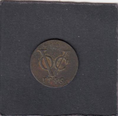 Beschrijving: Duit V.O.C. Holland S92